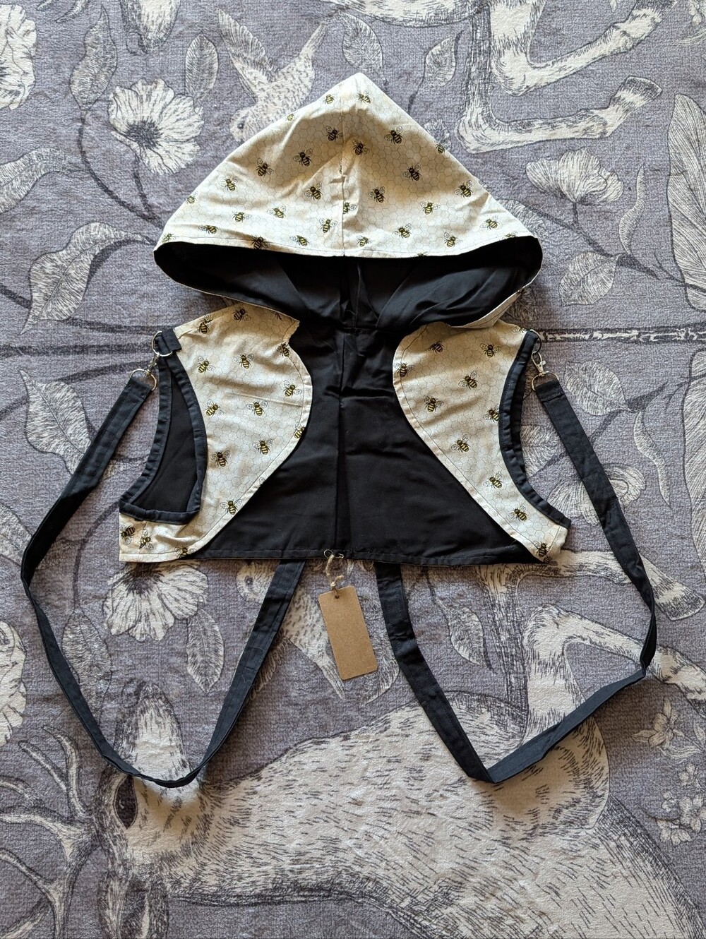 Bumble Bee Hooded Vest